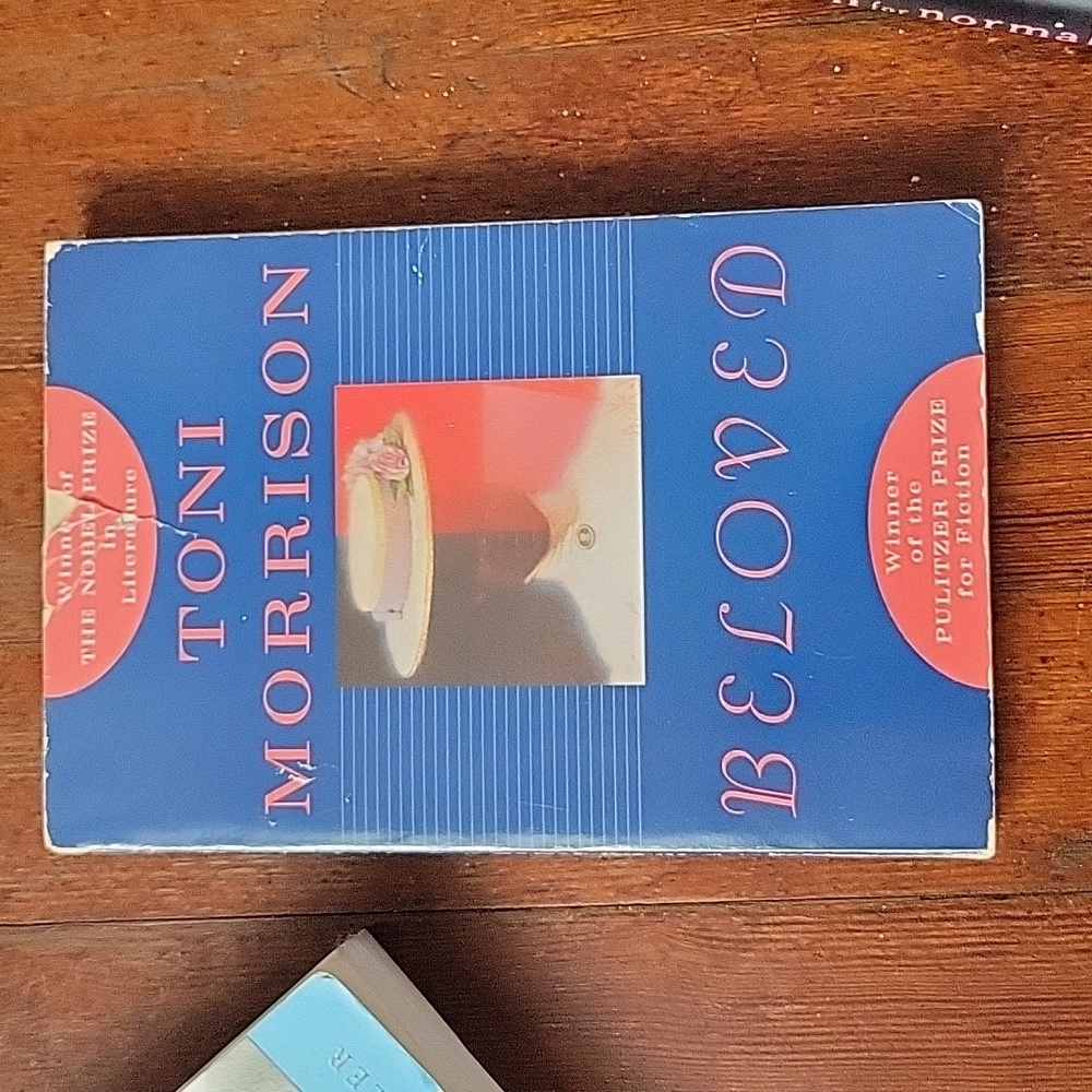 "Beloved" by Toni Morrison, paperback